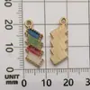 Accesorios para Joyería DIY, Colgantes Pequeños de Aleación Esmaltada, Colgantes de Flor Esmaltada, Colgantes para Marcapáginas, Colgantes para Collares y Pulseras