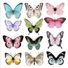 Libro Rojo Pequeño Mariposa 3D Pared de Fotos Tablero de Fieltro Autoadhesivo Decoración de Pared para Casa Tablón de Anuncios DIY Pared Temática