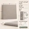 Vendas diretas transfronteiriças de fabricantes: painéis acústicos de fibra de poliéster, designs em blocos de cores, adequados para uso doméstico e de escritório, com forte adesivo traseiro para fácil aplicação