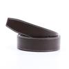 Cinto Masculino Couro Genuíno Fivela VH Letra Fivela Lisa Cinto Jovem e de Meia-idade Estilo Coreano Casual Moda Tendência Cinto Padrão Lichia