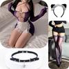 Lingerie Sexy para Mulheres, Roupas de Renda Doces e Puras para Desejo, Fantasia Sexy de Empregada em Renda Transparente