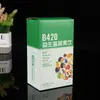 Suplemento Alimenticio para la Salud Enzimática Caramelo Probiótico Caja de Empaque Fábrica Impresión de Logo Caja de Cartulina Blanca Caja de Color Caja con Doble Inserto