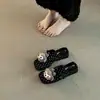 Nuevas Chanclas de Verano 2026 Lindas de Dibujos Animados con Lunares para Mujer, Sandalias de Tira Shirley Rose Suela Suave Antideslizantes de Playa