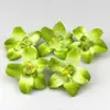 Nueva Flor de Seda Exquisita Simulada Cabeza de Orquídea Gato Flor de Pasador de Pelo DIY Tocado Dinastía Han Aro para el Cabello Broche Flor Decorativa Flor Artificial