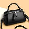2024 Nova Camada Superior Couro de Vaca Mão Ombro Bolsa Crossbody Feminina Estilo Europeu e Americano Moda All-match Commuter Cross-border Comércio Exterior