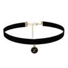 Amazon Joyería Creativa Letra Terciopelo Collar Gargantilla Collar Combinado Joyería de Moda Popular
