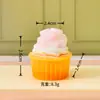 Mini Estéreo Artificial Miniatura Cupcake Casa de Bonecas Feito à Mão DIY Decoração com Cola de Chantilly Acessórios de Comida e Brincadeira