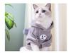 Sudadera para Gato y Perro Ropa para Mascotas para Gatos Azules British Shorthair, Ropa de Otoño e Invierno, Ropa para Gato de Felpa de Doble Cara, Engrosada
