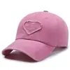 Boné Bico de Pato Estilo Novo para Homens, Chapéu de Sol, Em Forma de Coração, Boné de Baseball Primavera e Verão para Mulheres, Macio Versátil, Rosa Lavado Tendência, Bordado Retro