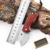 Navaja Plegable de Madera Mini de Color de Venta Caliente de Fábrica, Navaja Plegable de Bolsillo Mini Portátil, Navaja Herramienta para Exteriores