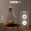 Portavelas Estilo Zen con Pantalla de Vidrio a Prueba de Viento, Lámpara de Cera Aromaterapia para el Hogar Estilo Retro Chino, Adorno Decorativo para Sala de Té