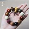 Pulseras de palo de rosa de hoja para hombre sándalo verde pera amarilla 2.0 ébano grupo pequeño de madera para cuentas de Buda fabricantes de puestos