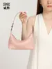 Bolso tejido para mujer, simple, de lujo ligero, versátil, diseño de nicho, bolso tipo dumpling para llevar al hombro o debajo del brazo, bolso de mano de gran capacidad para el trabajo