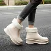 Novas Galochas Femininas com Forro de Pelúcia, Botas de Chuva Quentes da Moda, Botas Impermeáveis da Moda de Cano Médio, Sapatos de Trabalho, Sapatos de Borracha