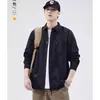 Camisa de Cuello Elegante Versátil para Hombre, Temporada de Primavera y Otoño, Ropa de Comercio Exterior, Chaqueta Superior Informal de Negocios de Color Sólido de Alta Gama, Corte Holgado