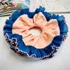 Gomas para el Cabello Estilo Coreano, Frescas y Dulces, con un Toque de Lujo, de Doble Capa, Versátiles para Peinados de Moño, Mechones de Cabello y Accesorios para el Cabello, Versión Coreana