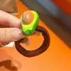 Corea del Sur Dongdaemun Lindo Anillo para el Cabello de Frutas Banda de Goma sin Costuras Cuerda para el Cabello de Alta Elasticidad y Durabilidad Anillo de Toalla Dopamina