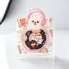 Pizarra de dibujo borrable, regalo de actividad para niños, papelería de fin de curso, clip de PP, clip de doble cara, clip para notas de agenda creativa, caricatura