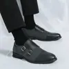 Sapatos Casuais Masculinos de Couro de Tamanho Grande Transfronteiriços 2026 Nova Coleção Primavera Mocassins Slip-On Sapatos Masculinos da Moda Slip-On Preguiçosos