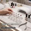 Acrílico Olho de Gato Nail Art Dedo de Prática Suporte Base Alta Transparência Não Magnético Olho de Gato Unhas Portáteis Placa Ferramenta de Exibição Conjunto