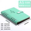 Desmontar cuaderno de hojas sueltas cuaderno a5 logotipo impreso personalizado bloc de notas para estudiantes libro de registro de reuniones de negocios traje de caja de regalo