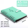 Cuaderno A5 Bloc de Notas Personalizado Diario Libro de Registro de Reuniones de Negocios Libro de Hojas Sueltas Desmontable Set de Regalo