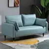 Sofá de tela técnica, sala de estar, apartamento pequeño, estilo moderno minimalista, lujo ligero, dormitorio, propiedad de alquiler, sofá de dos o tres plazas, tienda de ropa