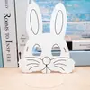 Máscara em Branco Jardim de Infância Artesanato DIY Materiais de Arte Animal Desenho Animado Crianças Colorir Pintura Desenho Rabiscar Brinquedo