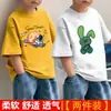 Nova Roupa de Verão para Meninos Crianças Estilo Coreano Camiseta Manga Curta Fresca Versátil Top Camiseta de Manga Curta 100% Algodão Estilo Japonês Camiseta Estilosa