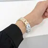Adecuado para Correa de Reloj de Cuero Brillante Esmaltado para Apple S12 Manzana s1098765Se Pulsera Moda para Mujer