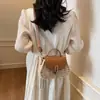 Bolso de Mano de Diseño Nicho para Mujer 2025 Moda Primavera Bolso de Hombro de Color Contrastante Casual para la Playa Bandolera para la Costa