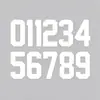 Transferência de calor cruzada letras números adesivos hot stamping jersey esportivo números 0-9 símbolos hot stamping estampagem de camisetas padrões hot stamping