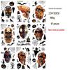 Skull Death Halloween Holiday Electrostatic Glass Sticker No Adhesive Window Decoration Electrostatic Holiday Sticker JD2306