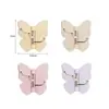 Gancho Giratorio sin Perforación Mariposa Giratoria Tres Ganchos Esquina de Pared Plegable Artefacto de Almacenamiento Vestíbulo Detrás de la Puerta