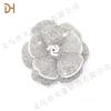 Lazo de Doble Capa Completo de Pedrería Ropa para Mujer Charms Decorativos para Zapatos Hebilla de Zapato Accesorios para Zapatos Materiales para Zapatos y Bolsos Hechos a Mano DIY Venta al por Mayor