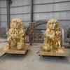 Escultura de fibra de vidrio galvanizada a gran escala para exteriores, espejo personalizado, escultura de dibujos animados, decoración, hermoso paisaje, adornos cuadrados