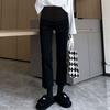 Jeans de Maternidad 2026 Otoño e Invierno Nuevo Estilo, Pantalones de Pierna Recta Sueltos de Moda con Soporte para el Vientre, Pantalones Cigarrillo Adelgazantes con Forro Polar