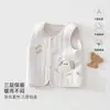 Chaleco cálido para bebé otoño e invierno chaleco acolchado para bebé chaleco para niños chaleco para recién nacido algodón puro protección de vientre top