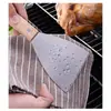 Pala para cocinar mango de madera placa de hierro pala para barbacoa mango de madera pala para cocinar acero inoxidable pala para freír bistec espátula pala para pizza