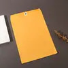 Saco de Papel Kraft com Fivela de Cobre para Liberação, Saco para Documentos Amarelo Espessado, Envelope Retro Múltiplos Tamanhos