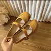 Sapatos Mary Jane Encontro Primeiro para Mulheres, Nova Coleção Outono 2026, Sola Macia, Tira Única, Boca Rasa, Adequado para Mulheres Baixas