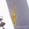 Sinos de Vento para Jardim Externo Série de Animais para Jardim Medusa Dourada Golfinho Pingente de Cristal Pegador de Sol Suprimento Transfronteiriço