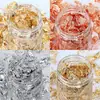 Plataforma transfronteiriça mais vendida fragmentos de folha de cor fina como papel ouro e prata pintura de arte para unhas artesanato multi-cor opcional