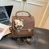 Bolso Casual Casual Diseño de Nicho Estilo Coreano Ins Bolso de Hombro 2025 Moda Femenina Tendencia Viajero Mochila con Estampado de Leopardo