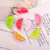 Pegatinas Acrílicas de Rodajas de Frutas Frescas de Verano Sandía Kiwi Granada Accesorios DIY Accesorios para el Cabello Materiales Hechos a Mano