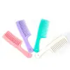 Pente de Dentes Largos, Colorido, Atacado, Acabamento Fosco, para Lavar o Cabelo, Suave e Sem Nós, Adequado para Cabelos Longos e Cacheados, Conveniente para Uso Doméstico