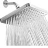 Chuveiro Quadrado para Banheiro 6 polegadas ABS Cromado Chuveiro Estilo Americano Chuveiro de Teto