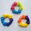 Brinquedo de Corda de Algodão Resistente a Mastigação para Cachorros, Brinquedos para Cães de Porte Pequeno e Médio, Brinquedo de Nó de Corda, Conjunto de Frisbee Suprimentos para Animais de Estimação