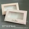 Caja de cartón con ventana Spot para empaque de ropa interior caja de regalo de moda caja para pantalones de hombre y mujer