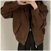 Chaqueta Estilo Pequeño Chanel Chaqueta Retro Americana de Gamuza Mujer Otoño/Invierno 2026 Chaqueta Corta de Gama Alta Top Tendencia